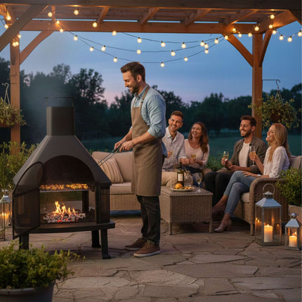 Outdoor-Kocher mit Grill