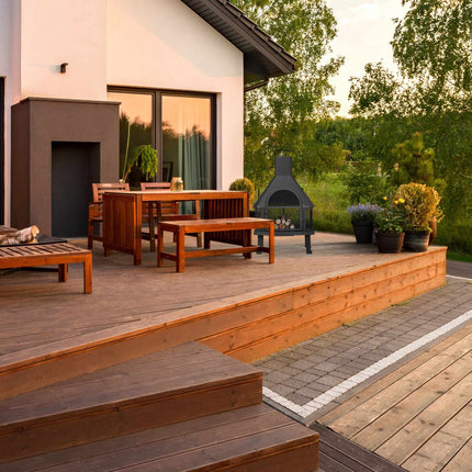 Outdoor-Kocher mit Grill