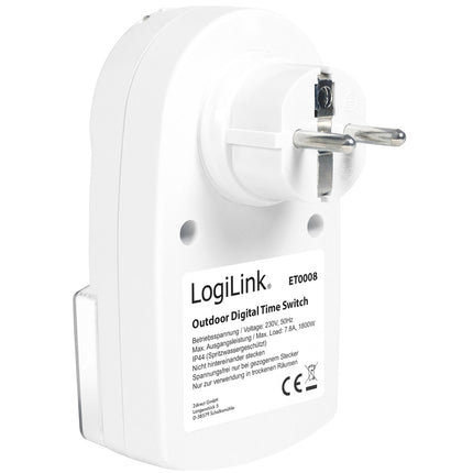Minuterie d'extérieur numérique 1800 W IP44