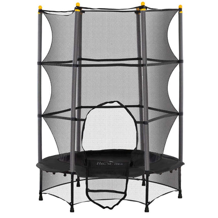 Outdoor-Trampolin für Kinder mit Sicherheitsnetz, 163 cm Durchmesser