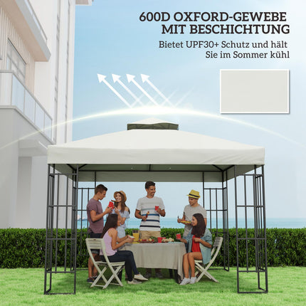 Pavillon Ersatzdach, 3x3m Oxford-Gewebe, wasserdicht