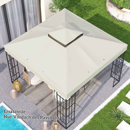 Pavillon Ersatzdach, 3x3m Oxford-Gewebe, wasserdicht