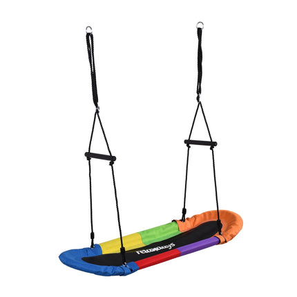 Oval-Nestschaukel, 150 kg Belastbarkeit, Schaumstoffgriffe
