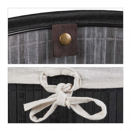 Oval laundry basket