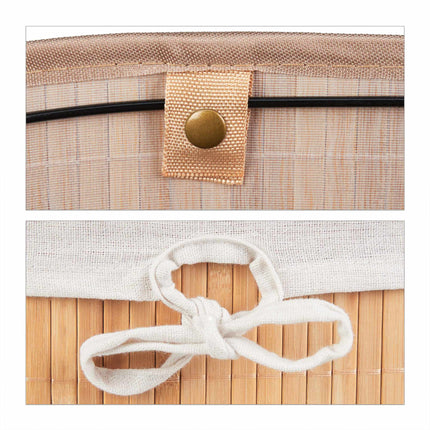 Oval laundry basket