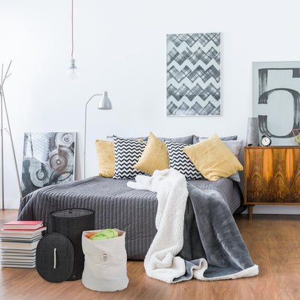 Oval laundry basket