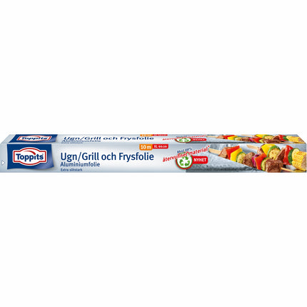 Feuille d'aluminium pour four, gril et congélateur 44 cm x 10 m (Note : 12 pièces DFP)