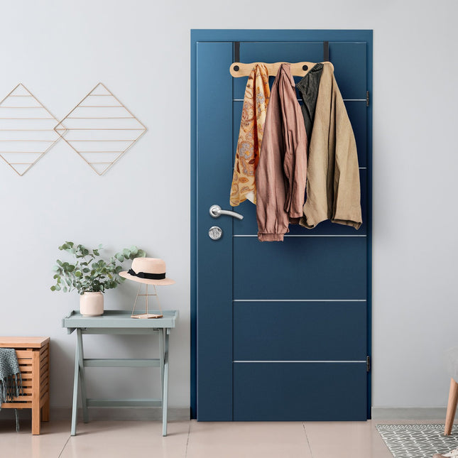 Türgarderobe mit 5 Haken für Schlafzimmer