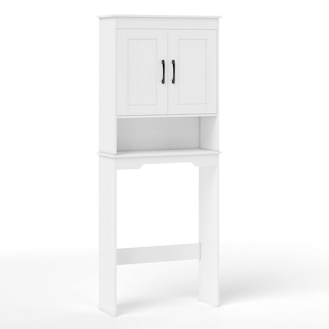 Úložná skříňka nad WC, nastavitelná police, 168 cm