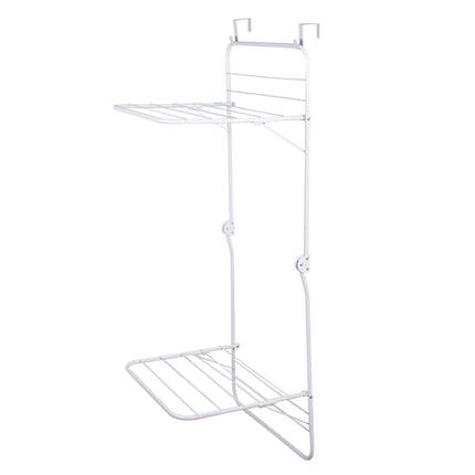 Overdoor Drying Rack, White Steel, 4.9m Drying Length