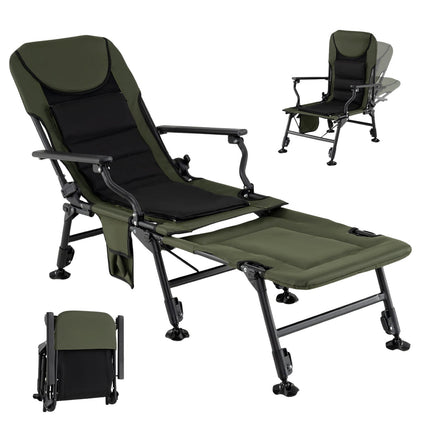 Oversized Folding Camping Chair, Heavy-Duty, Adjustable