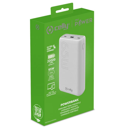PBPD65W20000 PowerBank PD 65W 20.000 mAh Weiß