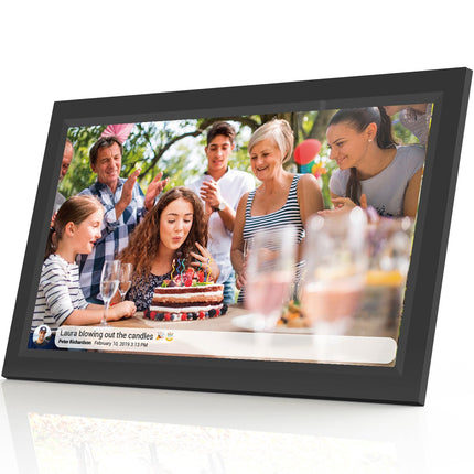 PFF-1503B 15.6” FULL HD digital Wi-Fi photoframe with FRAMEO photo software Black