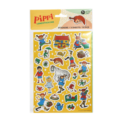 PIPPI Stickers - Set of 3 Sheets for Creative Projects