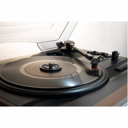 PL186H Turntable with radio and built-in speakers.