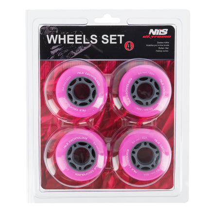 PU 64x24 82A Pink Skateboard-Rollen, 4er-Set