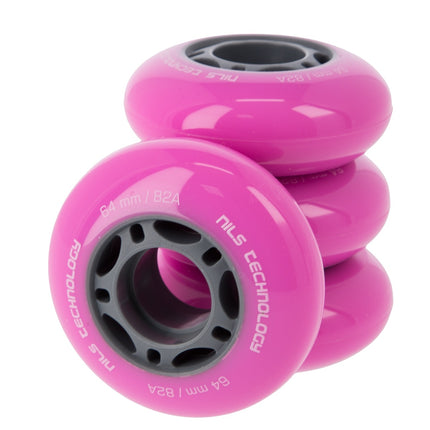 PU 64x24 82A Pink Skateboard-Rollen, 4er-Set