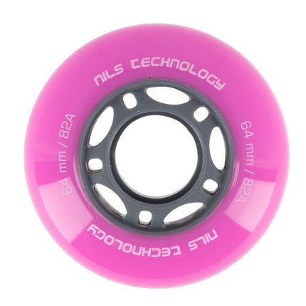 PU 64x24 82A Pink Skateboard-Rollen, 4er-Set