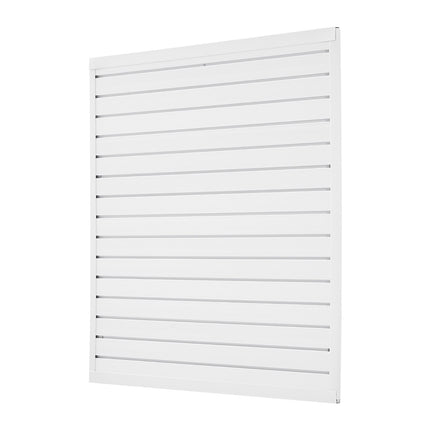 PVC Slatwall Panel 4x4 Ft, Modular Garage Storage Wall