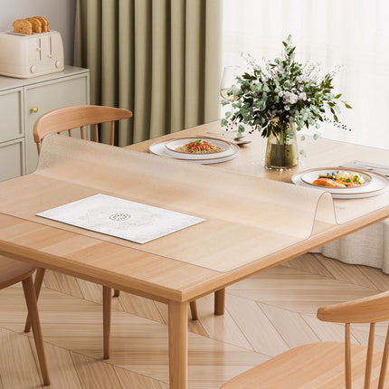 PVC Table Protector 42 x 60 in, 1.5 mm Frosted, Waterproof