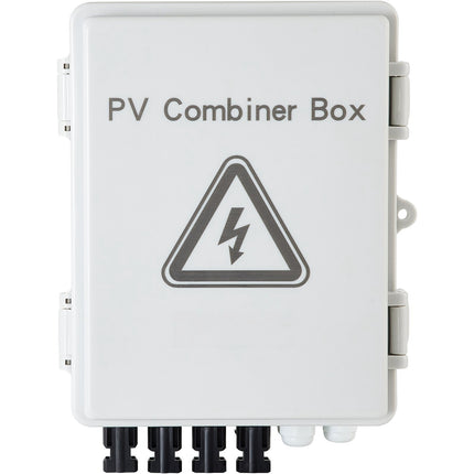 PV Combiner Box, 4-String, 15A Fuses, 63A Breaker