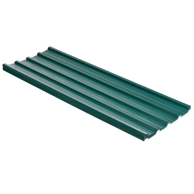 12er-Pack Trapezblechdeckenplatten, verzinkt, 129 x 45 cm