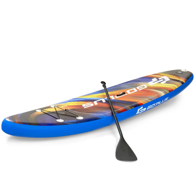 Paddle Board Stand-Up Aufblasbares Paddle Board 335 x 76 x 15 cm Sternenhimmel Muster Bunt