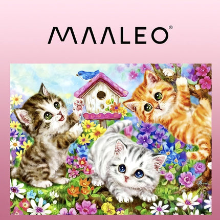 Malování podle čísel 40x50cm - Maaleo kočky 22781