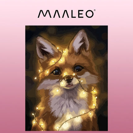 Malování podle čísel 40x50cm - Maaleo liška 22782