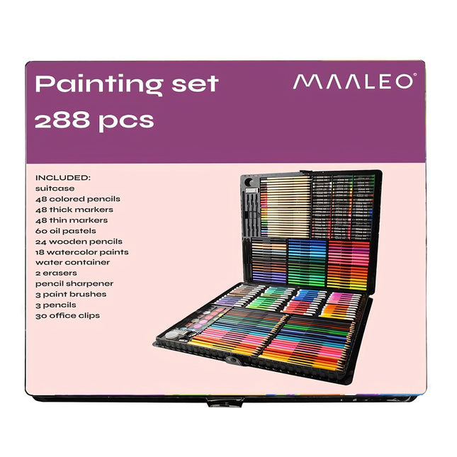Malset im Koffer 288-teilig 