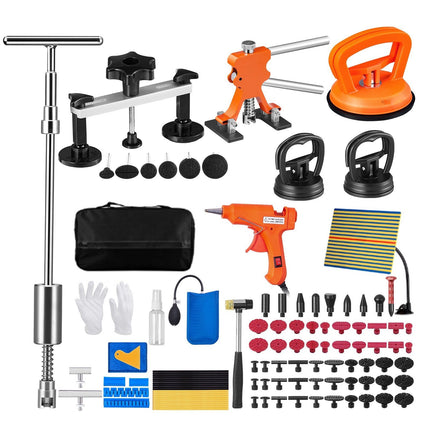 Paintless Dent Repair Kit – Slide Hammer, Glue Gun, 50 Tabs
