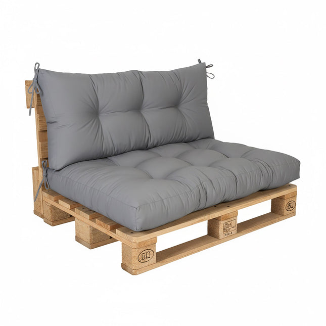 Palletkussenset - Zit- en rugkussen, voor buitengebruik