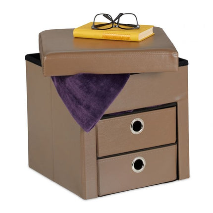 Pallet with storage boxes