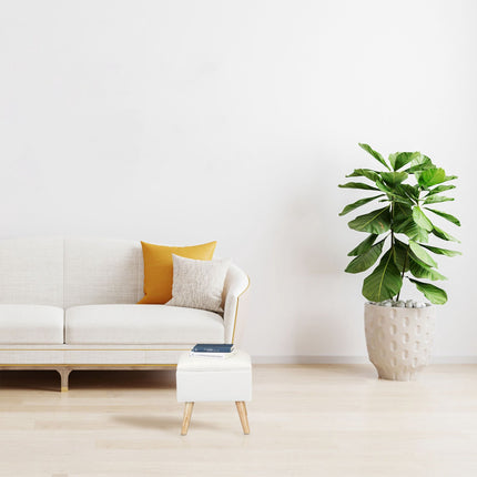 Palette avec espace de stockage