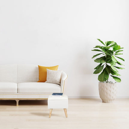 Palette avec espace de stockage