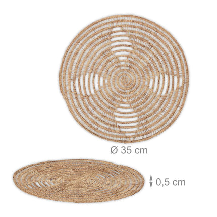 Palm Fibre Place Mats Set of 4 – Heat Resistant
