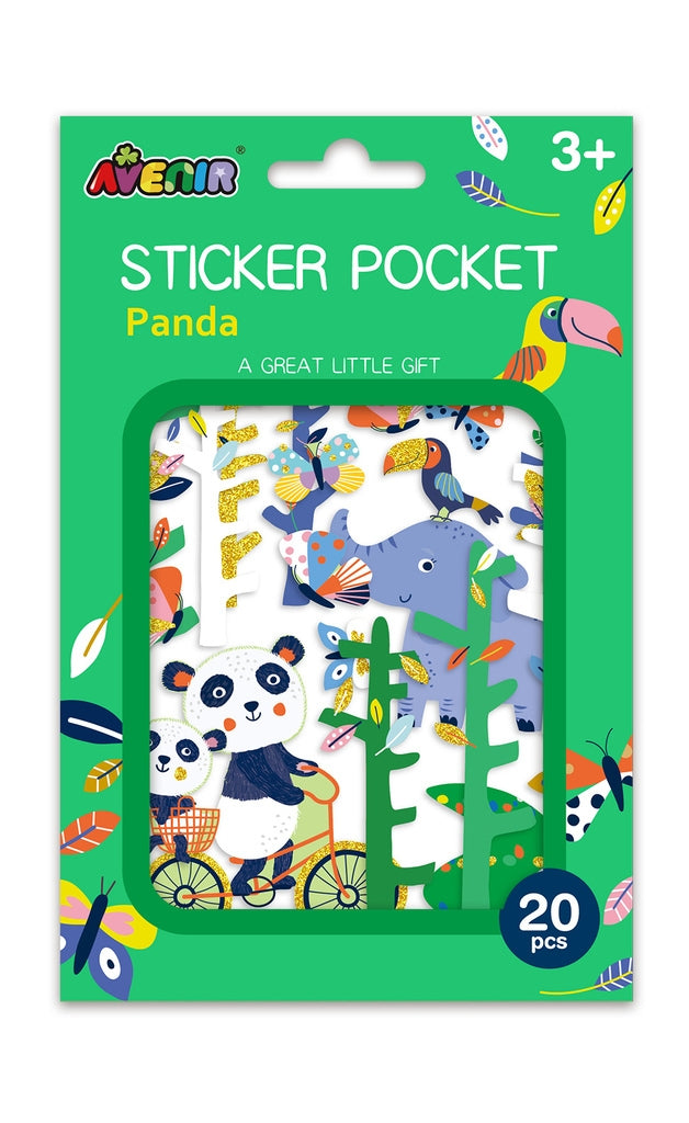 Panda-Aufkleber für Kinder, niedliches Tiermotiv, 50er-Pack