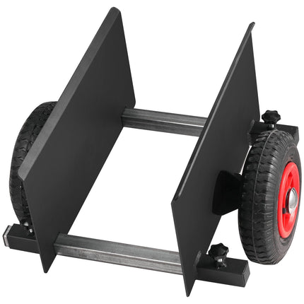 Panel Dolly Cart, 600 Lb Capacity, 8 In Pneumatic Wheels