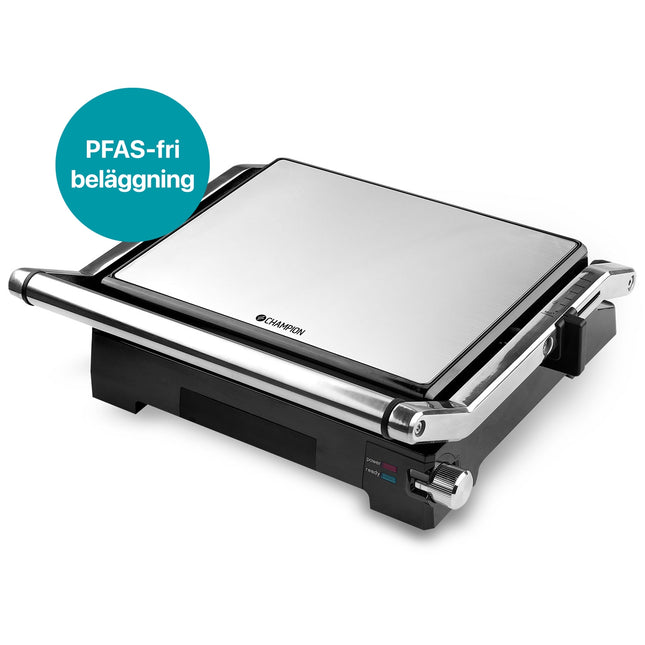 Panini-Grill 2-in-1, Edelstahl, 2000W, PFAS-frei