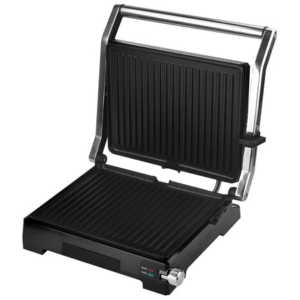 Panini-Grill 2-in-1, Edelstahl, 2000W, PFAS-frei