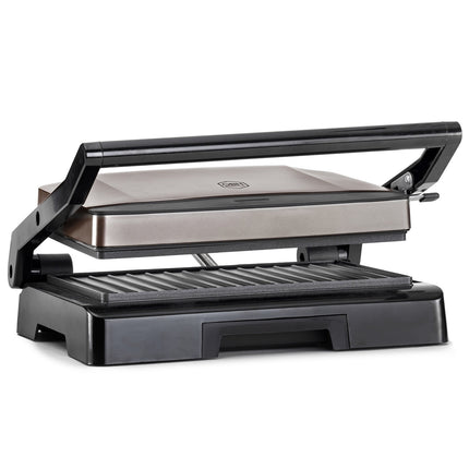 Panini-Grill 1000W, Keramik-Antihaftbeschichtung, vertikale Aufbewahrung