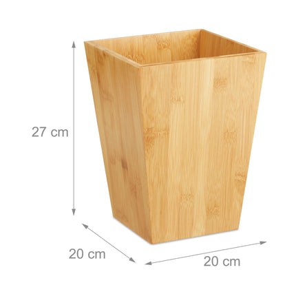Paper basket in bamboo