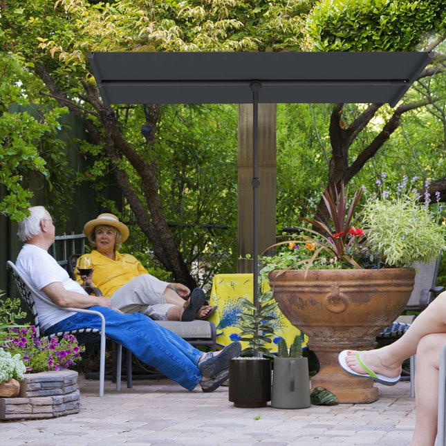 Drehbarer Gartenschirm – höhenverstellbar, Sonnenschutz
