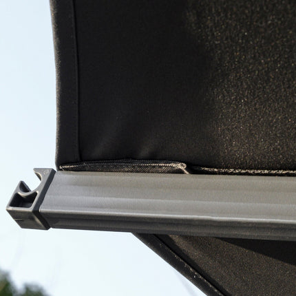 Large cantilever parasol, 300 cm, adjustable sun protection