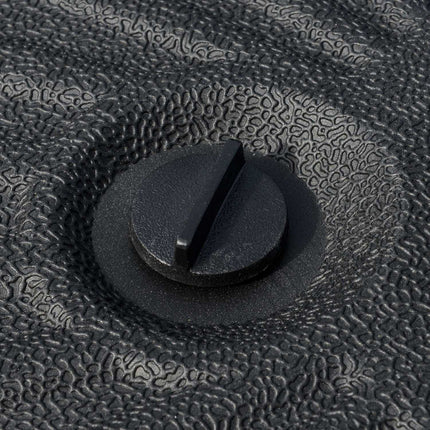 Sonnenschirmständer 22 kg, Zement, Schwarz – Passend für Ø38/48 mm