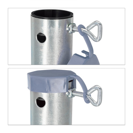Sonnenschirm-Bodenanker, 2er-Set für Garten & Camping