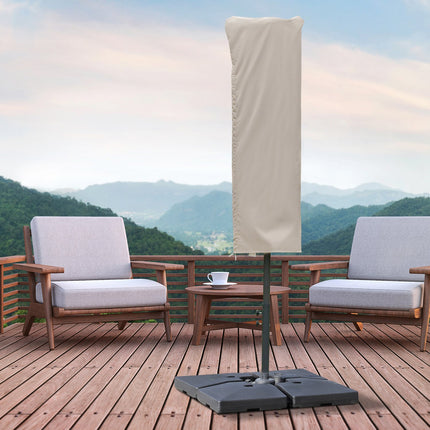Sonnenschirm, wetterfest, winddicht, Outdoor, 63x164 cm