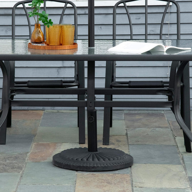 Sonnenschirmständer 14 kg Zementfuß, passend für 35-48 mm Stangen