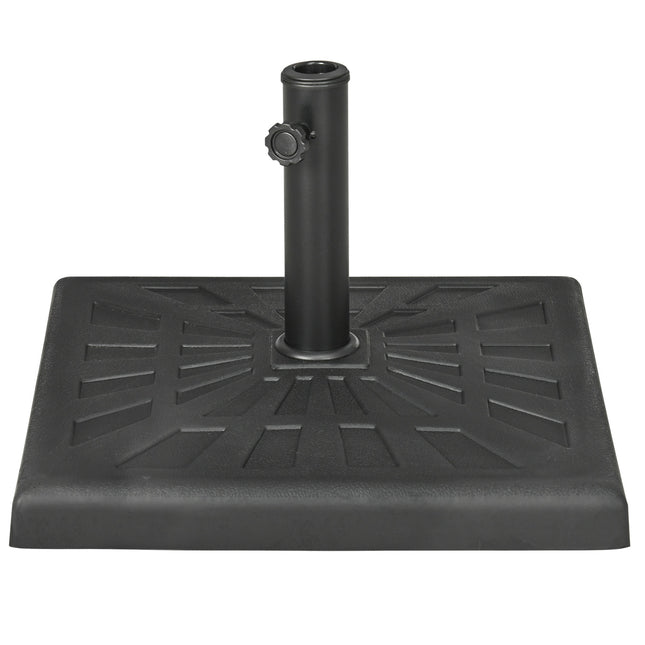 Stojan pod slunečník, 19 kg, pro tyče Ø 32/38/48 mm, černá