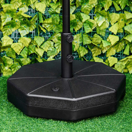 Sonnenschirmständer 40 kg für 38/48 mm Stangen, mit Wasser/Sand befüllbar